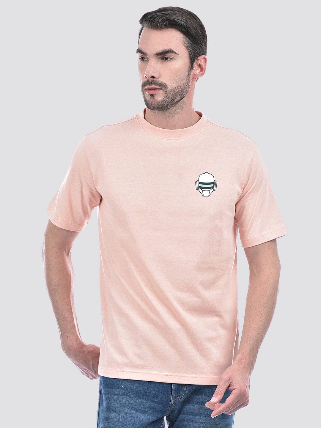 Numero Uno Men Graphic Print Pink T-Shirt